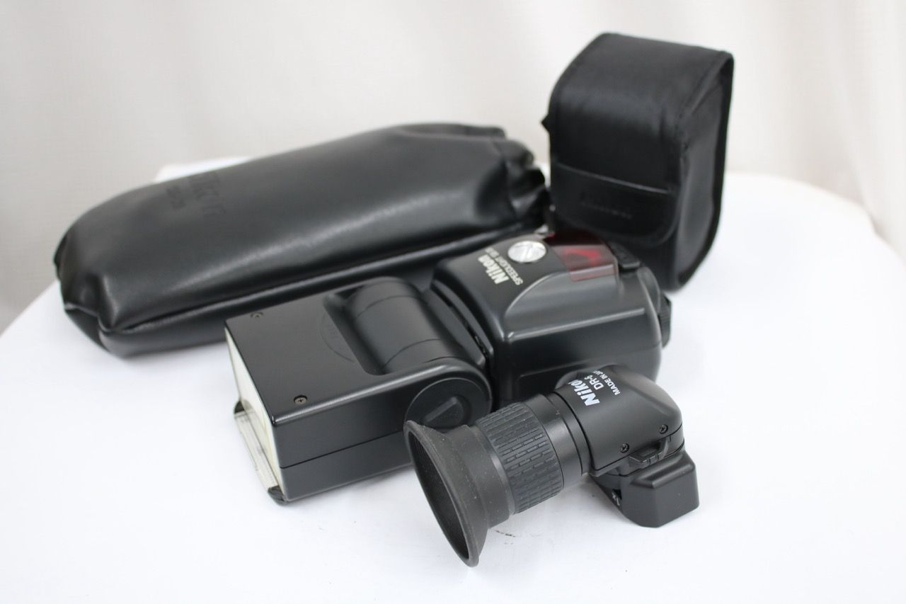 【外観美品】 ニコン Nikon DR-6 角窓用変倍アングルファインダー SPEEDLIGHT SB-28 ストロボ e13335