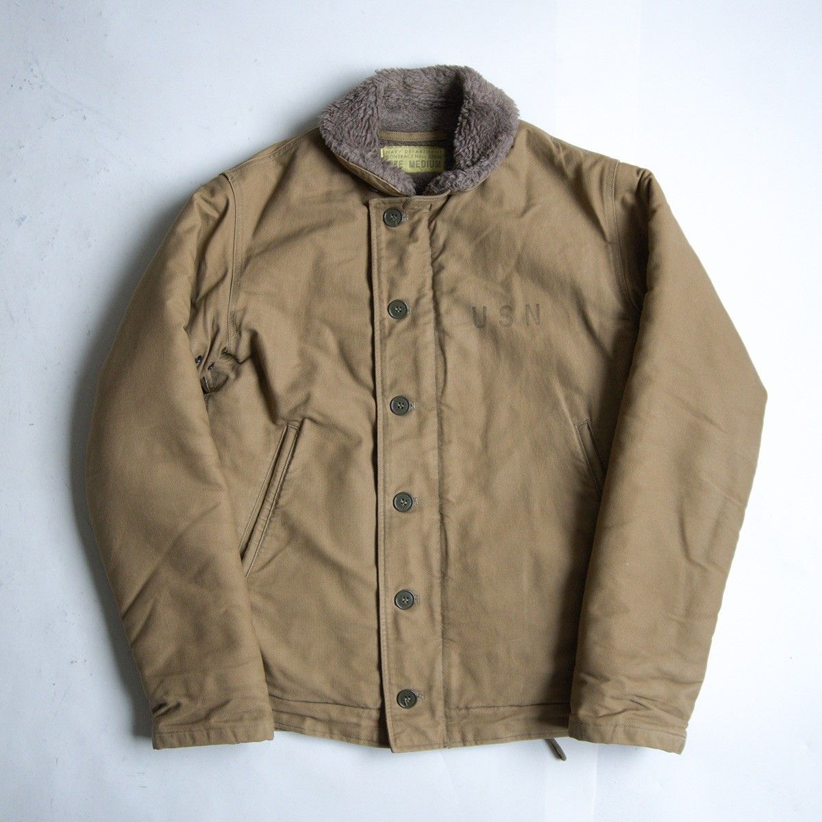 【雰囲気抜群】BUZZ RICKSON’S【N-1 デッキジャケット】M バズリクソンズ 東洋エンタープライズ s2606003