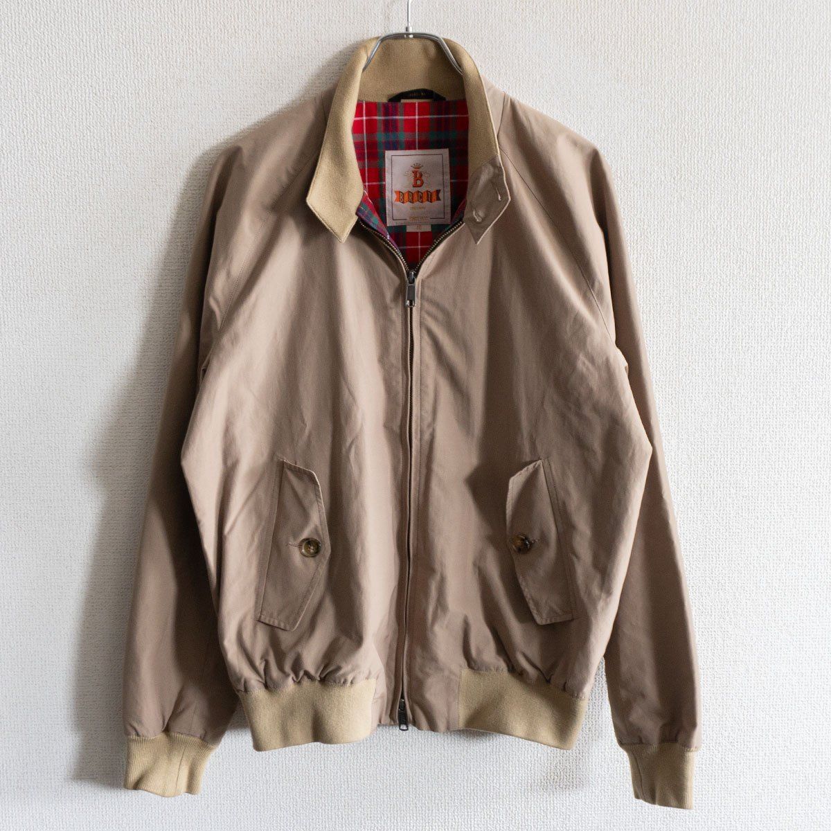 【美品】 BARACUTA 【G9 スウィングトップ ハリントンジャケット】 40 バラクータ タン イングランド製 26060058