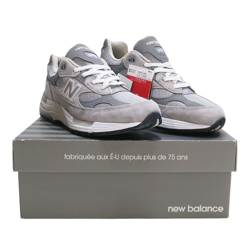 新品 NEW BALANCE ニューバランス M992GR グレー スニーカー シューズ サイズ28.0cm(US10) June