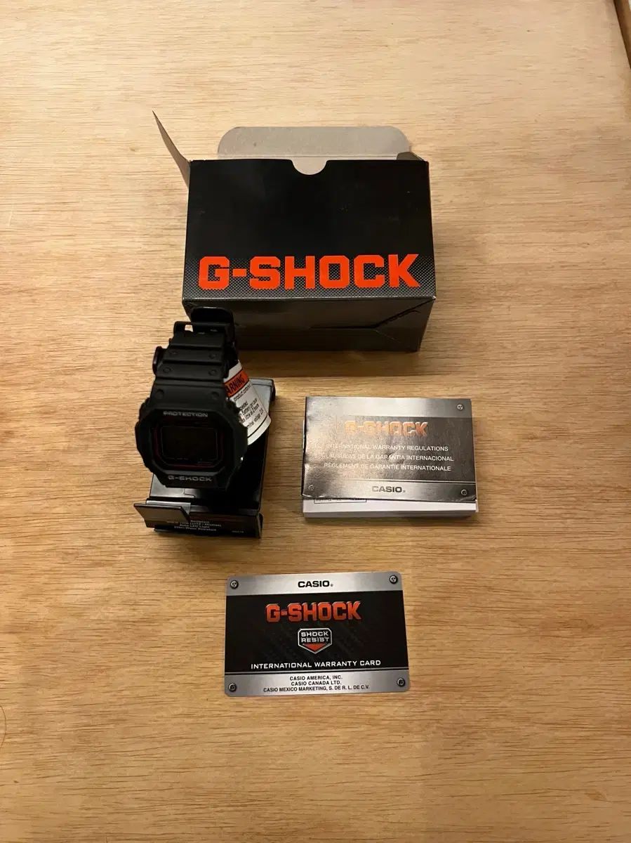 G-SHOCK GW5610 タフソーラー 赤ベルト 新品 フルセット 出品