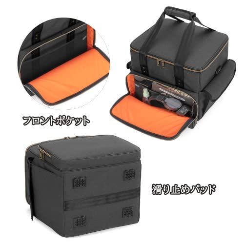 Trunab レコードケース lp用 レコード 収納 最大60枚 レコードバッグ 仕切り板付き 持ち運びas 4f5a3a23