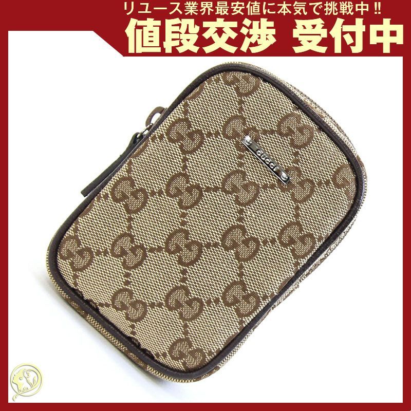 グッチ ポーチ GG 115249 ベージュ キャンバス