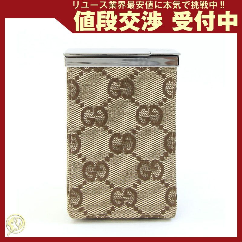 グッチ シガレットケース GG 123033 ベージュ