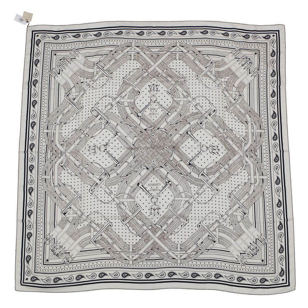 エルメス ストール カレ140 カレジェアン 馬銜・バンダナ Festival des Amazones Bandana HERMES カシミヤ シルク 2026春夏