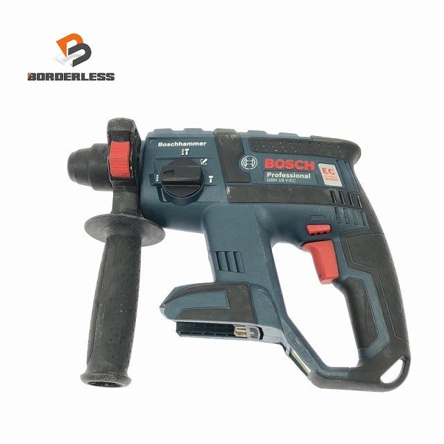 ☆中古品☆BOSCH ボッシュ SDSプラスシャンク 18mm 18V コードレスハンマードリル GBH18V-EC 本体のみ121827