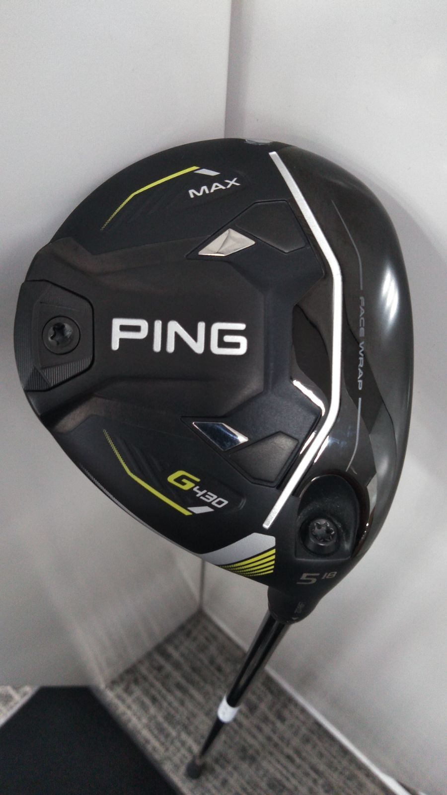 No.408【中古買取品　ワンオーナー美品】ピン PING G430 MAX 5W/18° TOUR2.0 BLACK 75X（浦安店）
