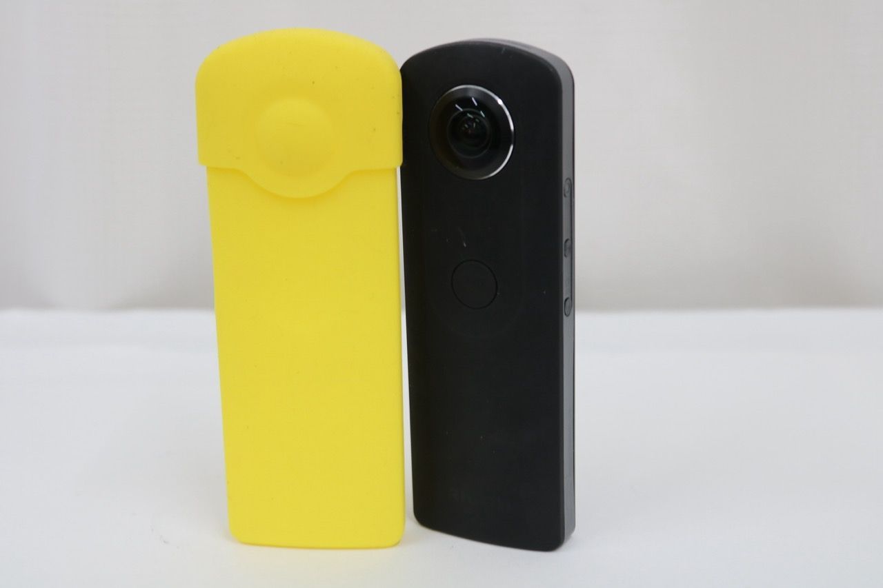 【返品保証】 リコー Ricoh THETA S ブラック ソフトケース 360度カメラ e13390