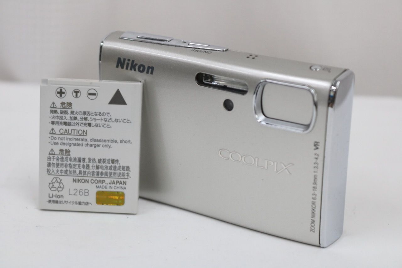 【返品保証】 ニコン Nikon COOLPIX S51 バッテリー付き コンパクトデジタルカメラ e13418