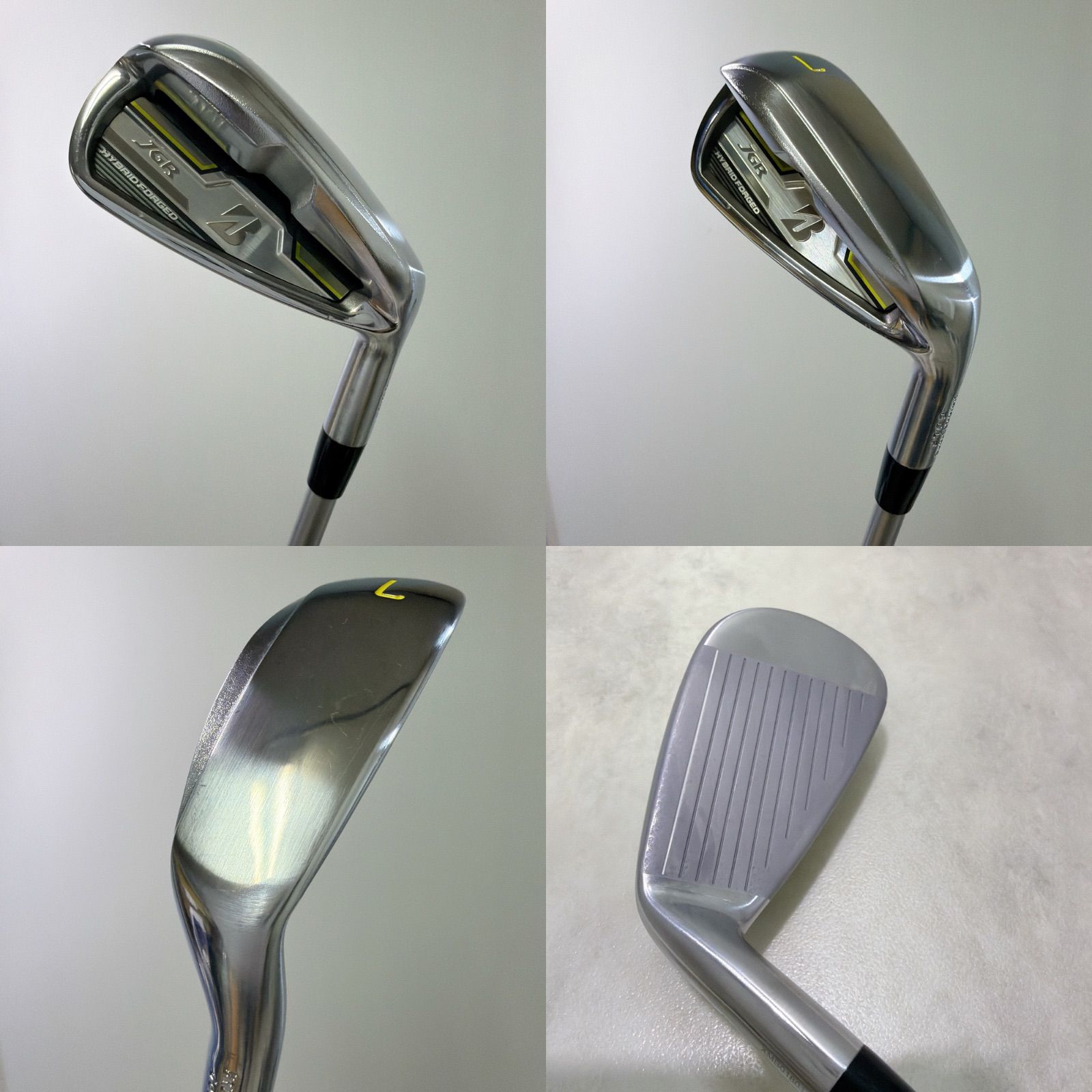 新品グリップ 美品 ブリヂストンゴルフ JGR HYBRID FORGED 7番単品 