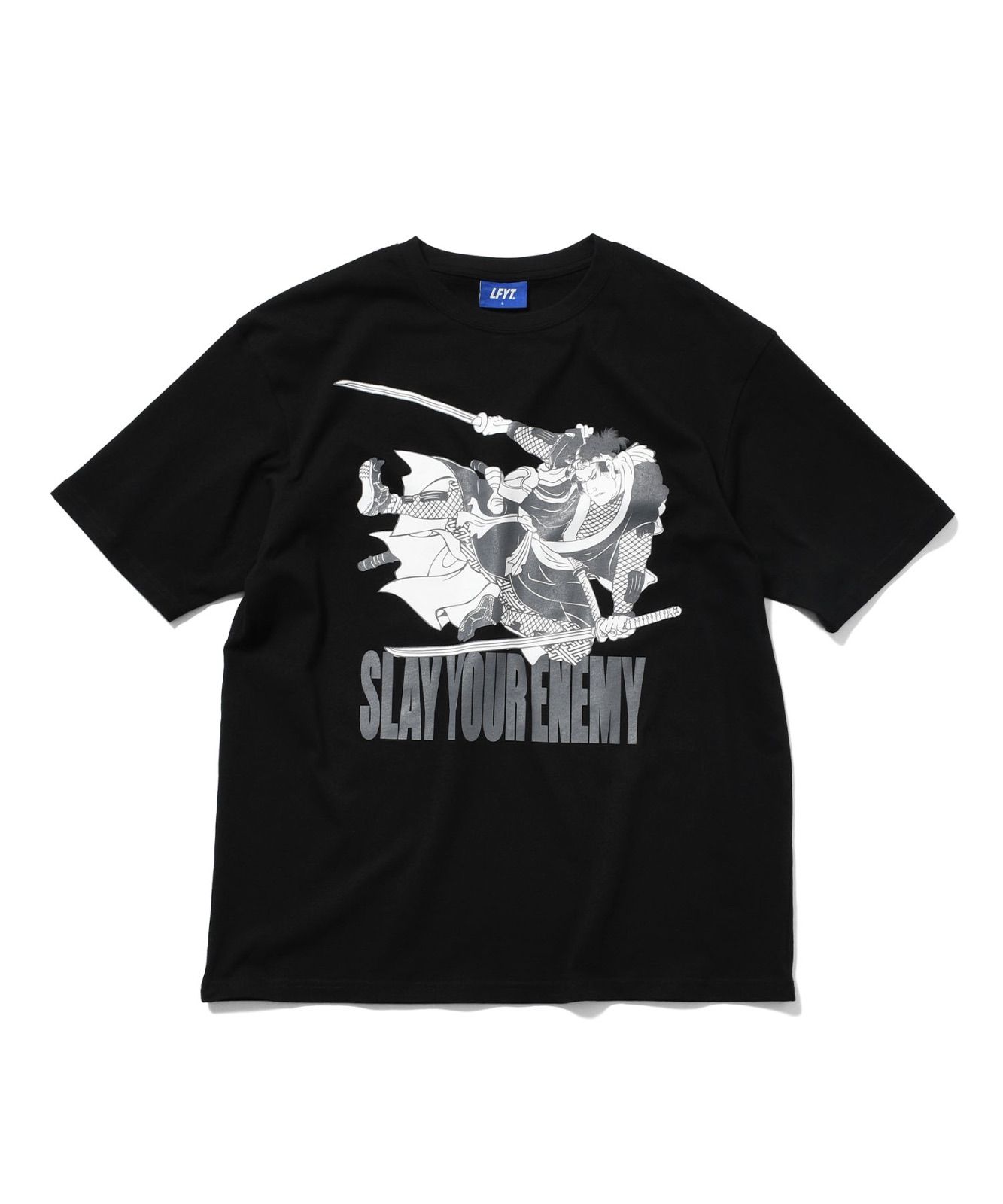 LFYT エルエフワイティー SAMURAI TEE 半袖Tシャツ LS260111 BLACK XLサイズ ¥7700 ＋ 送料¥600