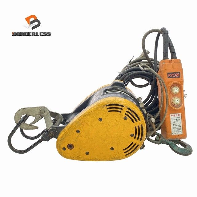 ☆中古品☆RYOBI リョービ 100V 電動ウインチ W1-61C 荷重60Kg 揚程 