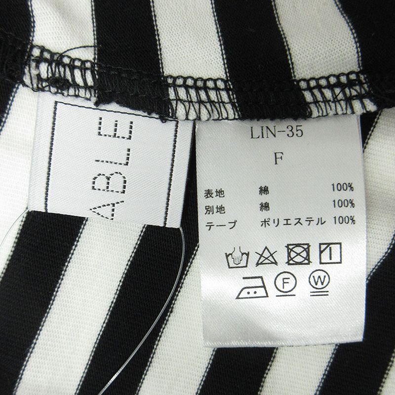 三重本店】 中古 LINKABLE | リンカブル フレアタグTシャツ 総柄半袖T