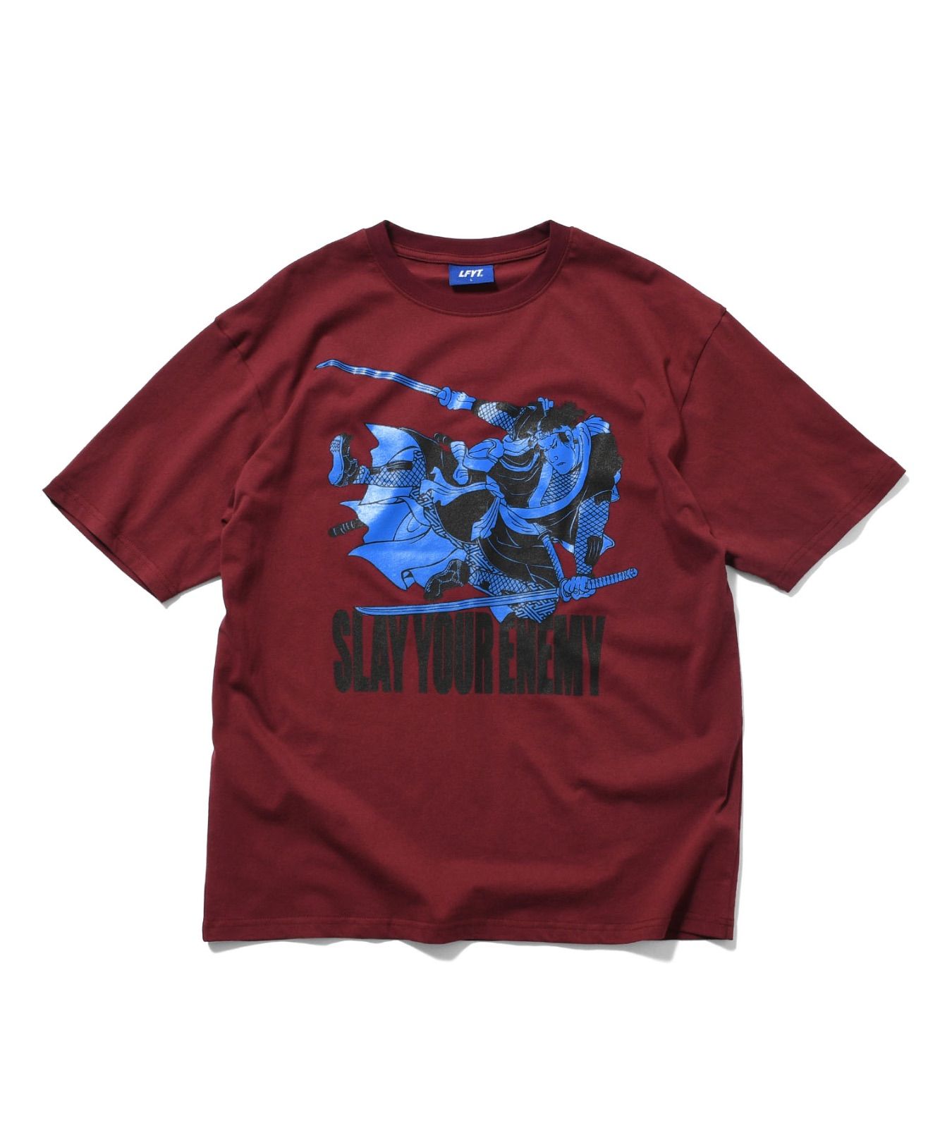 LFYT エルエフワイティー SAMURAI TEE 半袖Tシャツ LS260111 BURGUNDY XLサイズ ¥7700 ＋ 送料¥600