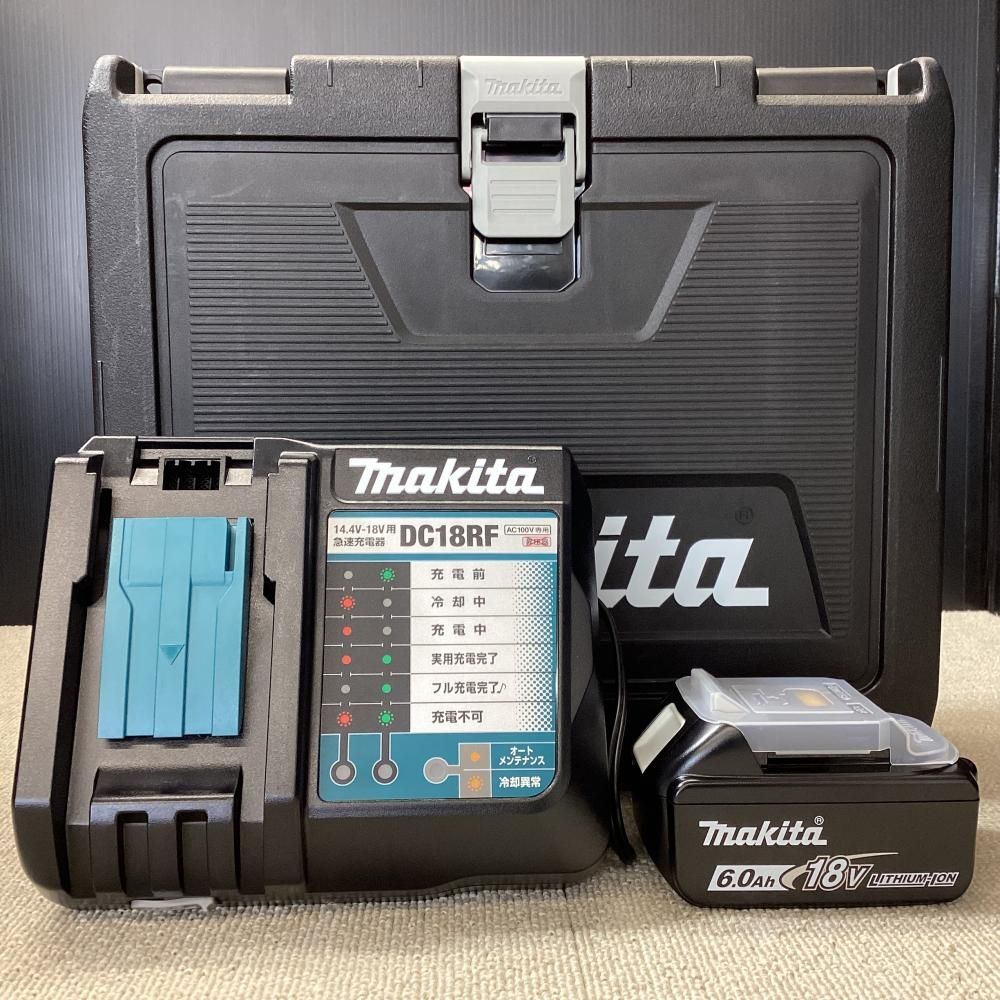 未使用】makita/マキタ 充電器(DC18RF)＆バッテリー(BL1860B)＆TD173 