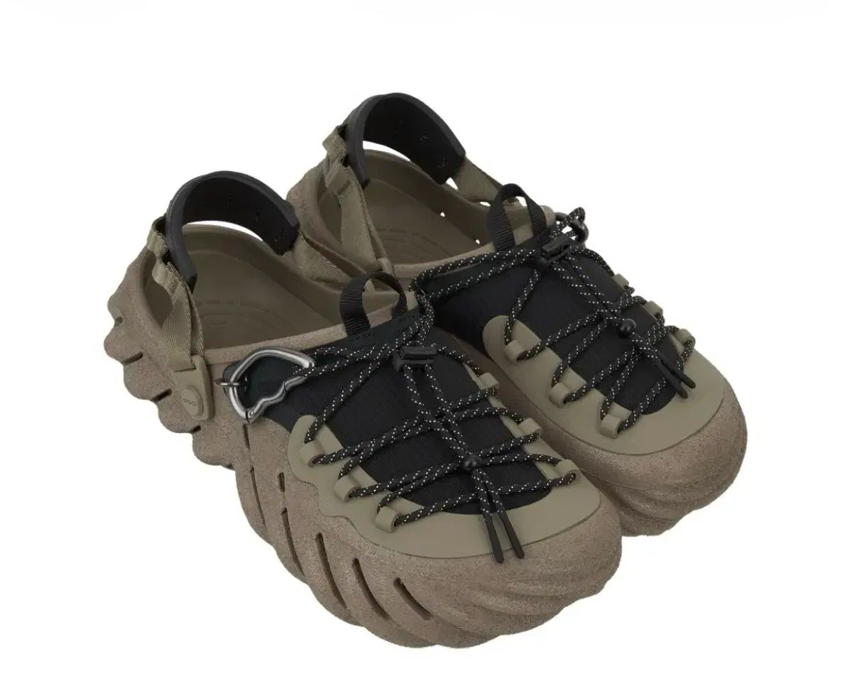 新品 240 Crocs Ecco シティ アドベンチャー クロッグ カーキ