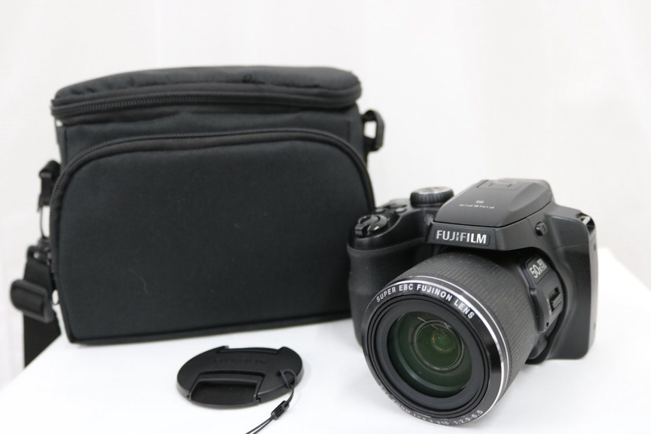 【返品保証】 【便利な単三電池で使用可】フジフィルム Fujifilm FINEPIX S9800 50x ブラック コンパクトデジタルカメラ e13453