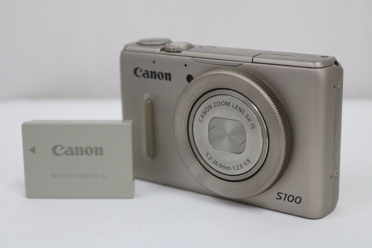 【返品保証】 キャノン Canon Power Shot S100 5x バッテリー付き コンパクトデジタルカメラ e13458