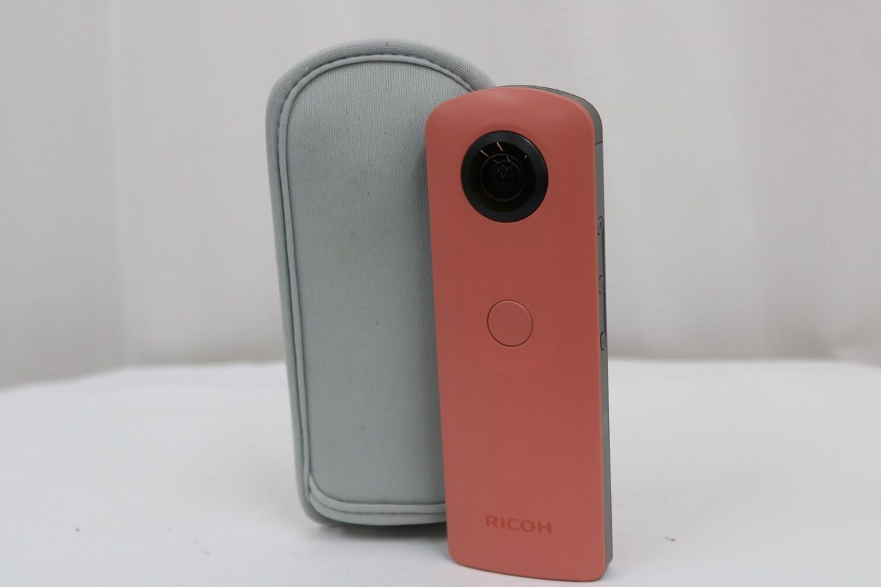 【返品保証】 リコー Ricoh THETA SC ピンク ケース付き 360度カメラ e13464