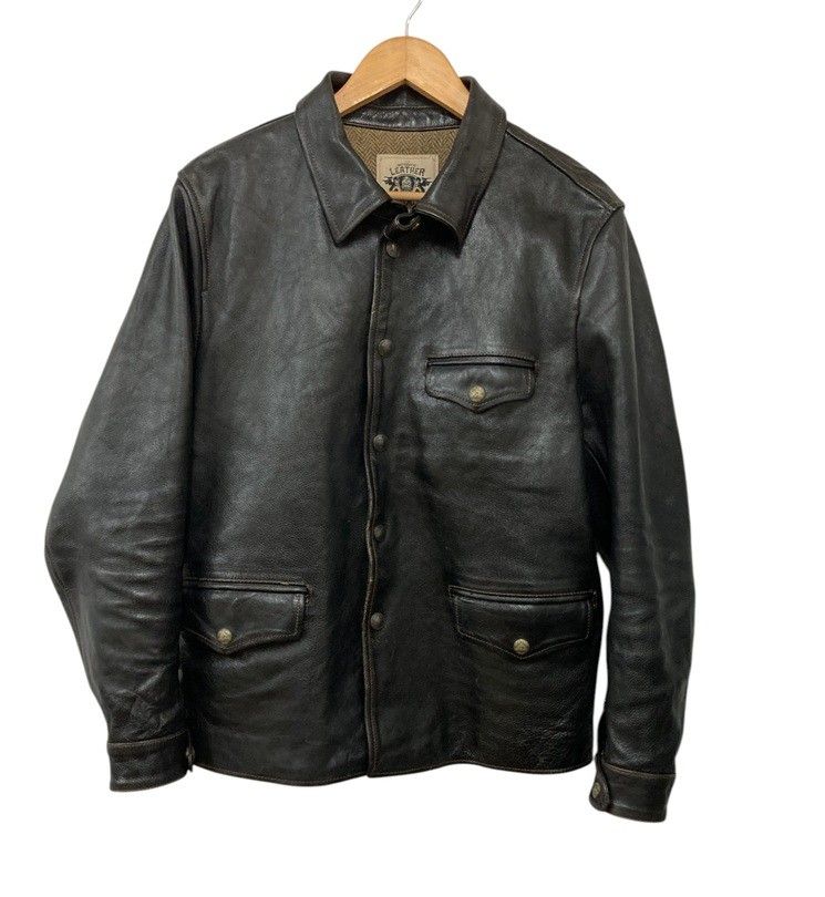 SOUMO ホースレザー　レザージャケット LEATHER BOMU レザーボム 馬革 ホースハイド レザージャケット サイズ