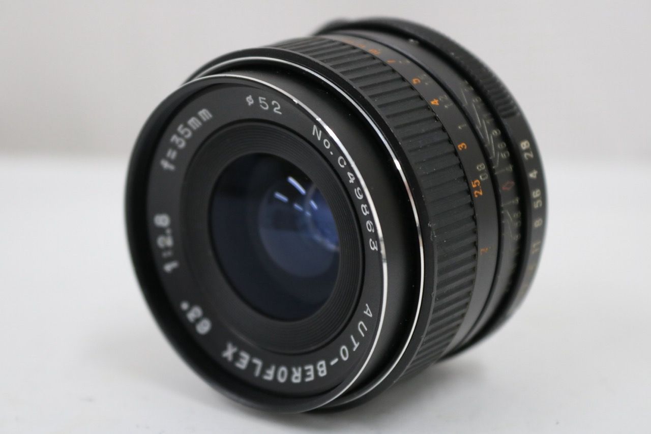【返品保証】 AUTO-BEROFLEX 63° 35mm F2.8 M42マウント レンズ e13491