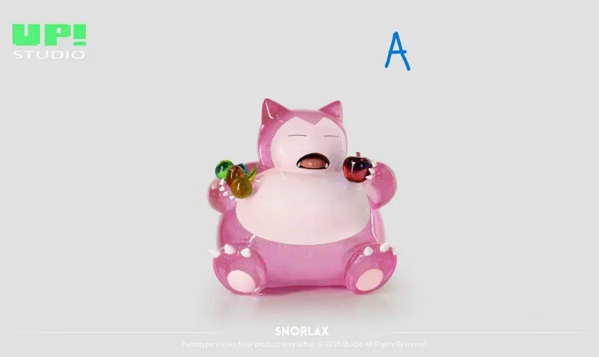 ポケットモンスター スケールワールド) UP カビゴン ピンク レジン フィギュア 出品