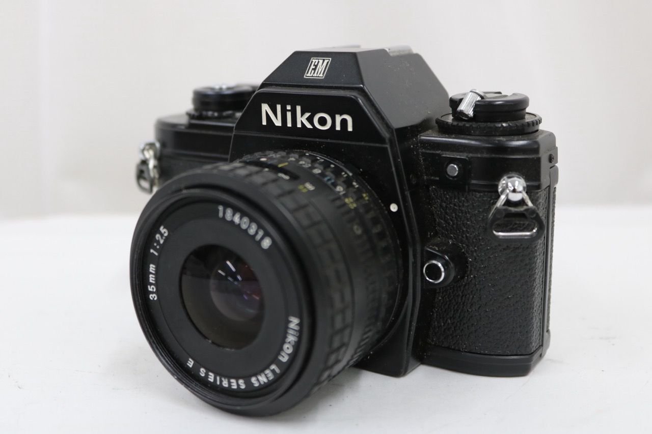 訳あり品】 ニコン Nikon EM ブラック SERIES E 35mm F2.5 ボディ