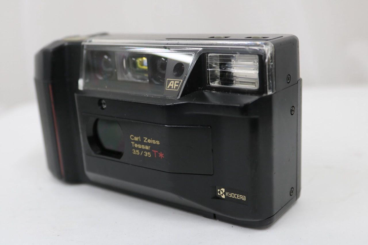 【返品保証】 京セラ Kyocera TD Carl Zeiss Tessar T✳︎ 35mm F3.5 コンパクトカメラ e13500