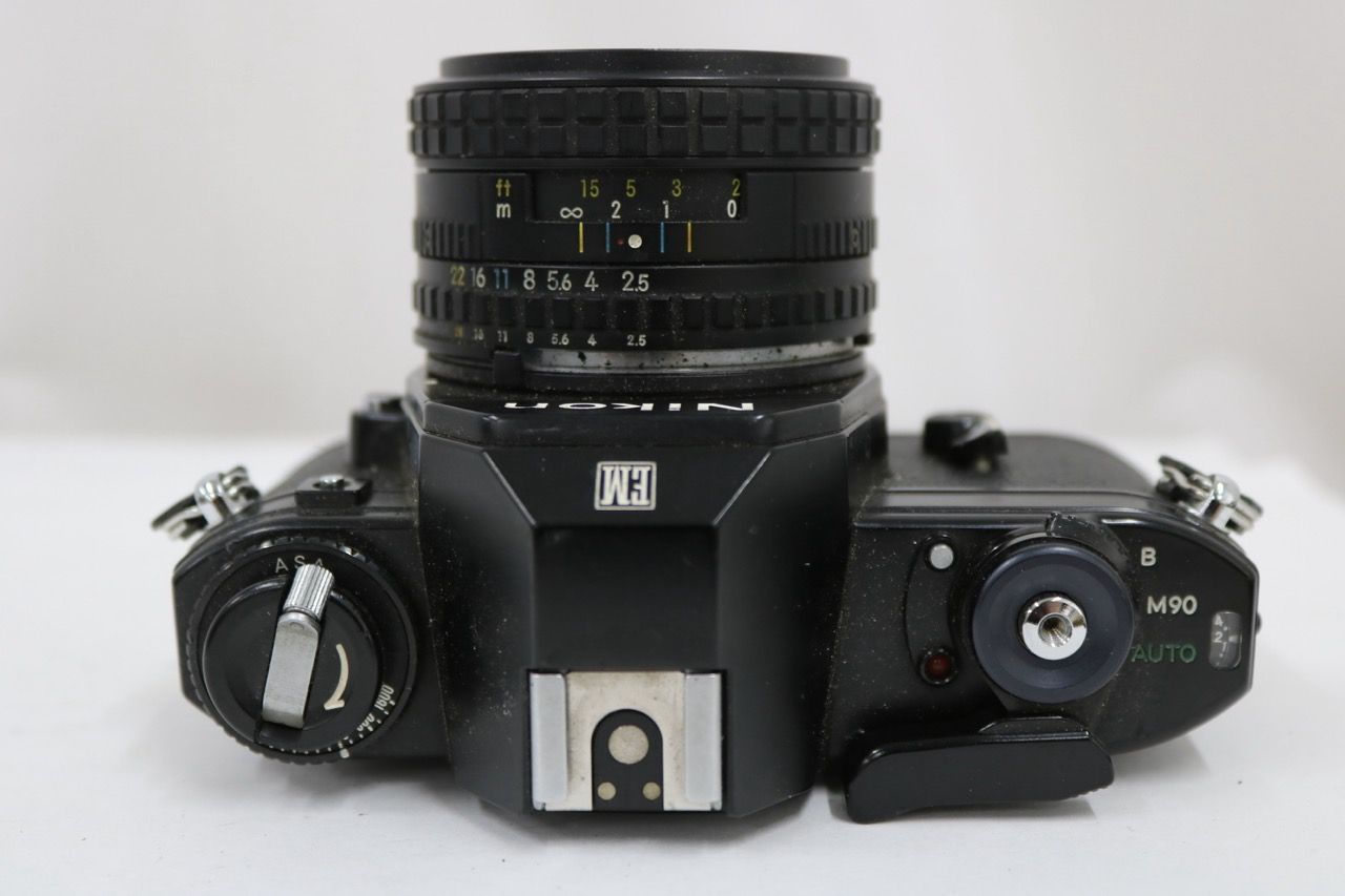 訳あり品】 ニコン Nikon EM ブラック SERIES E 35mm F2.5 ボディ