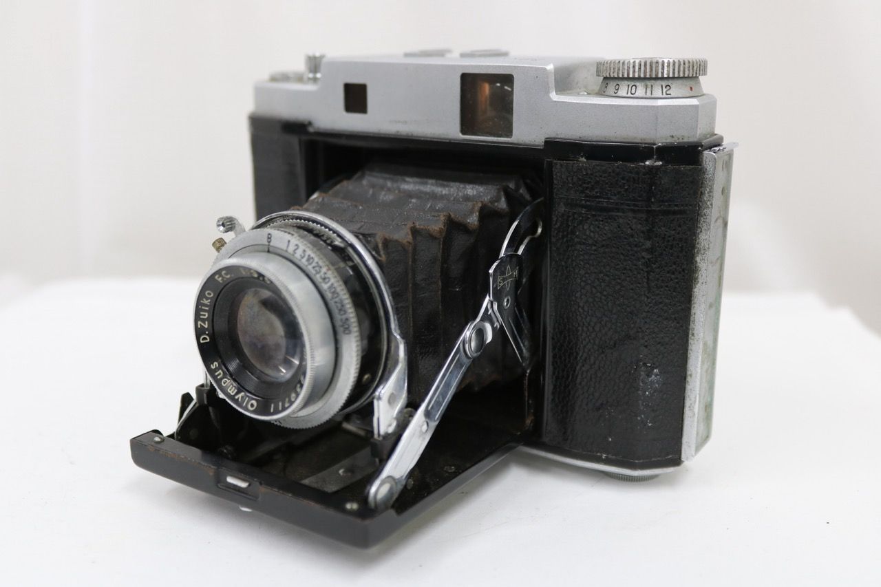 【訳あり品】 マミヤ Mamiya-6 Olympus D.Zuiko FC 7.5cm F3.5 蛇腹カメラ e13501