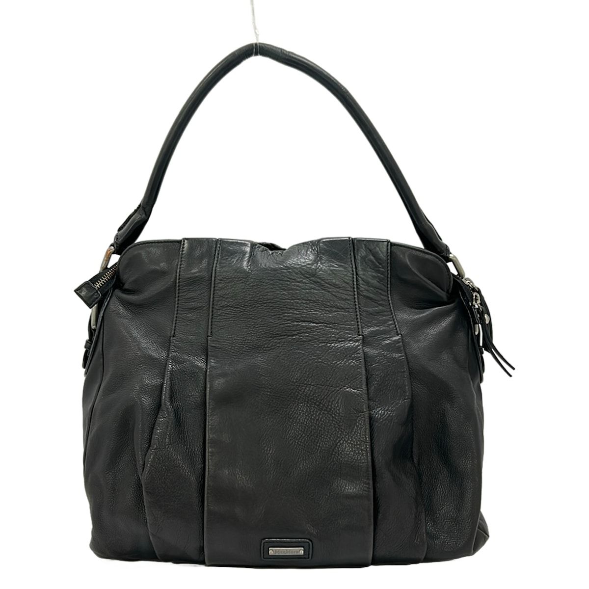 Max Mara(マックスマーラ) ショルダーバッグ - 黒 レザー