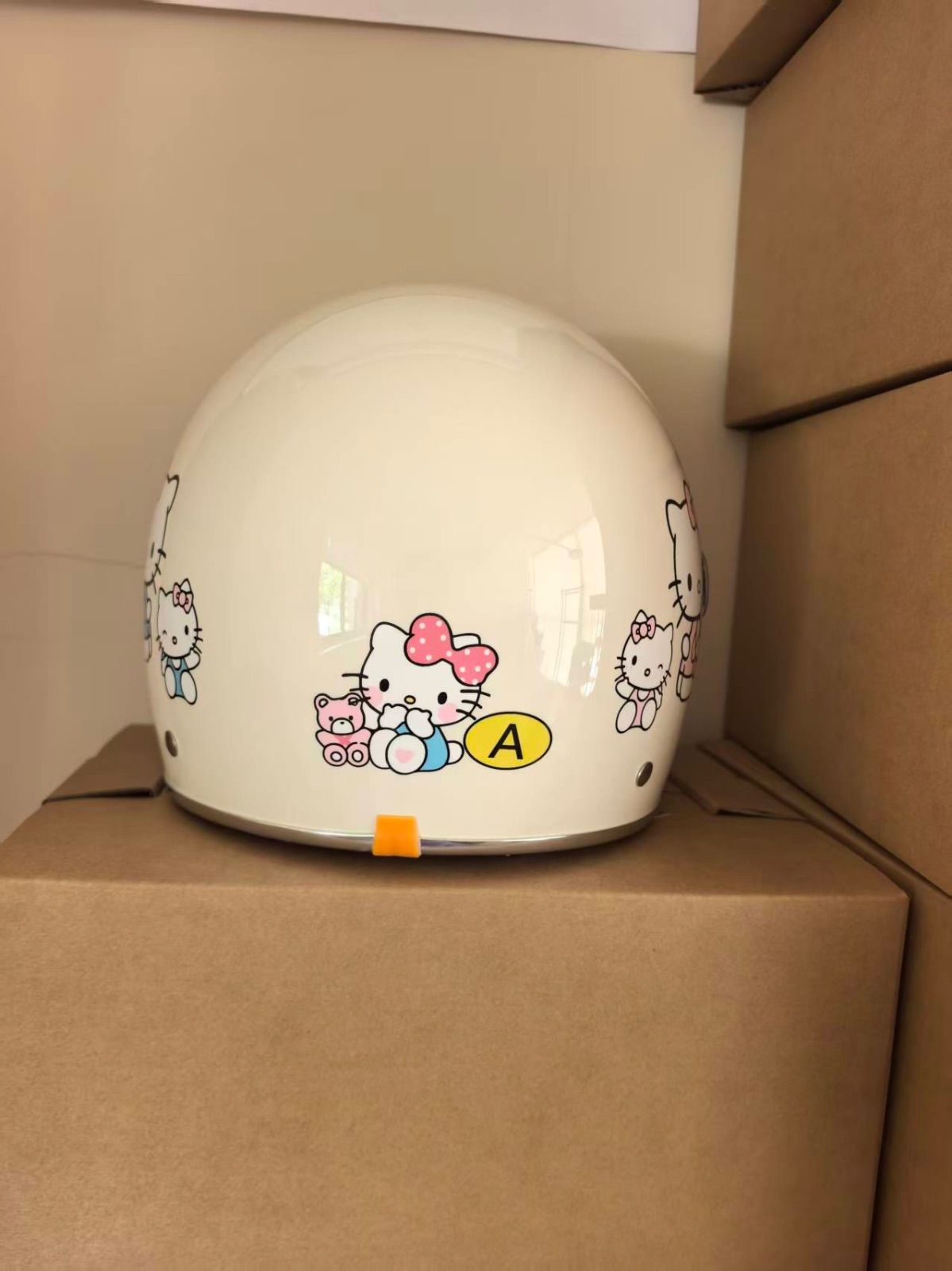 ハローキティ ジェットヘルメットキティちゃん親子ヘルメット 子供用