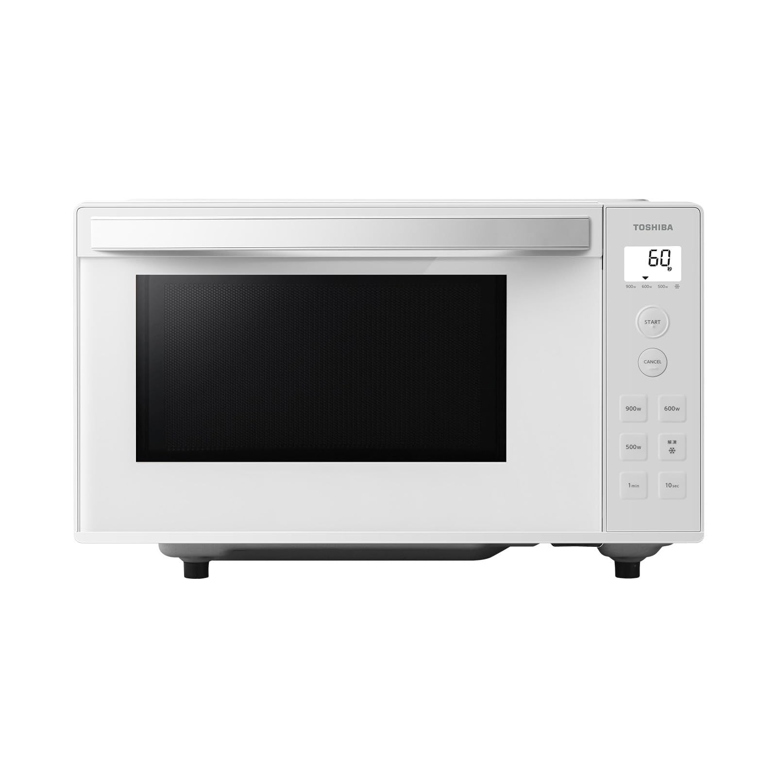 TOSHIBA(東芝) 電子レンジ 17L 縦開き 単機能 フラットテーブル レンジ バックライト液晶 一人暮らし お弁当 解凍/あたため 900W時短あたため シンプルボタン 簡単操作 ER-S17ZB (W) ホワイト 新社会人 新生活 78a79451
