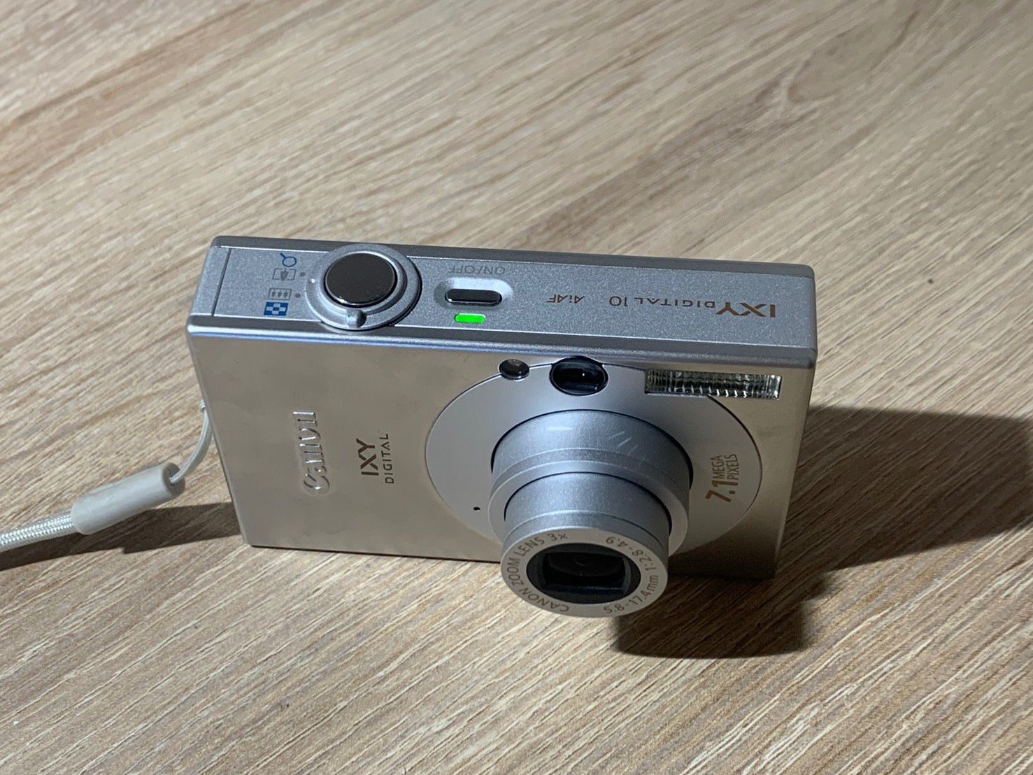 1324 Canon IXY DIGITAL 10 シルバー デジカメ 動作確認済み 美品【コ