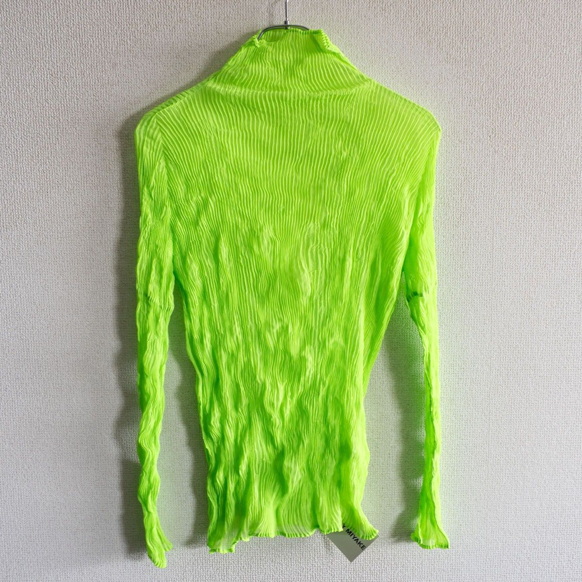 美品】 ISSEY MIYAKE 【しわプリーツ ブラウス】M イッセイミヤケ