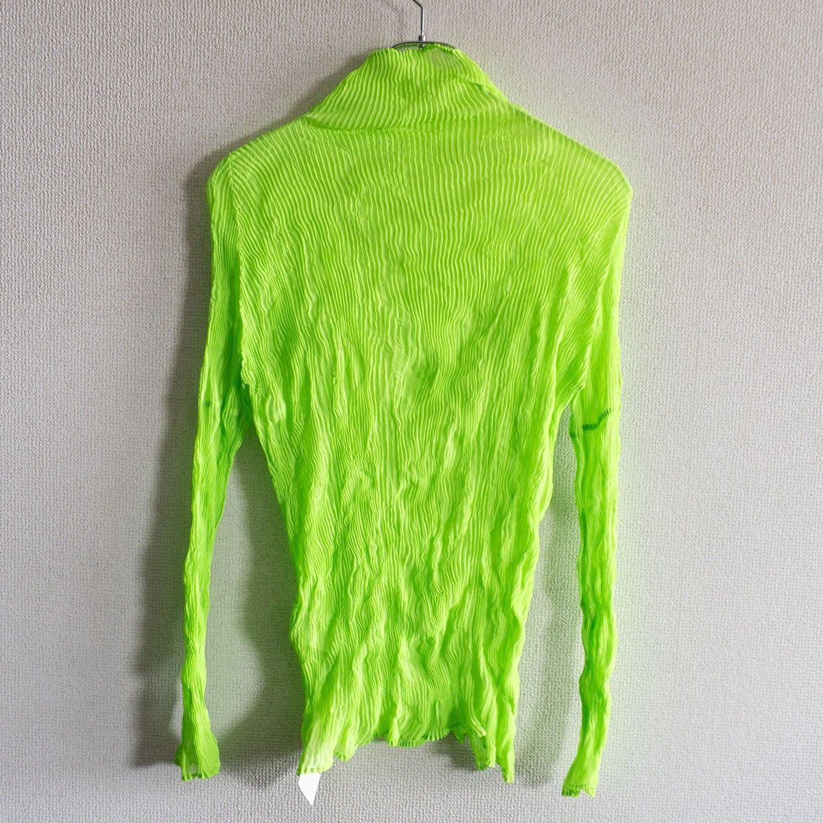 美品】 ISSEY MIYAKE 【しわプリーツ ブラウス】M イッセイミヤケ