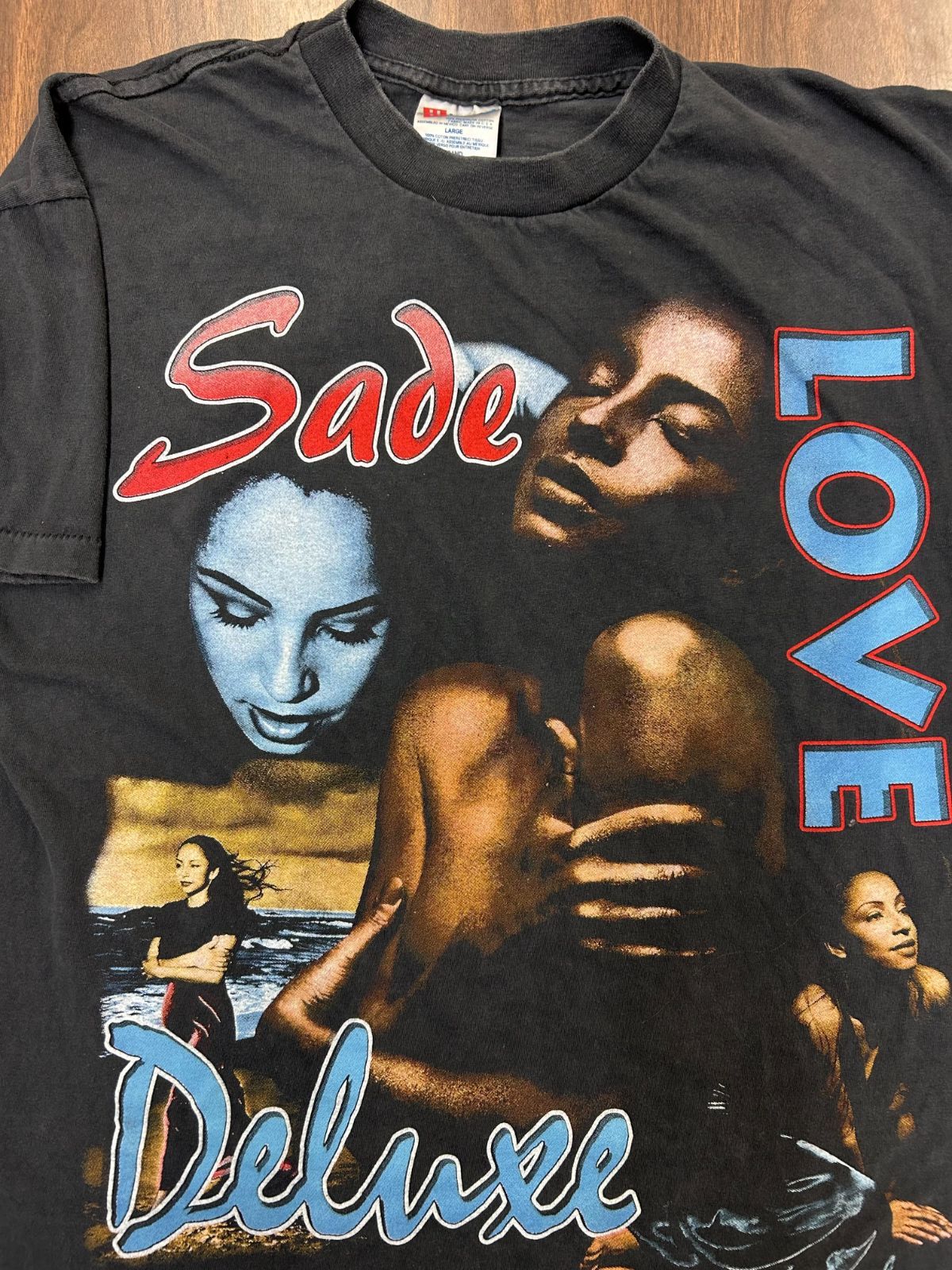 90’s【Sadeシャーディー】シンガーTシャツ　Hanes Lサイズ　《Made in USA》
