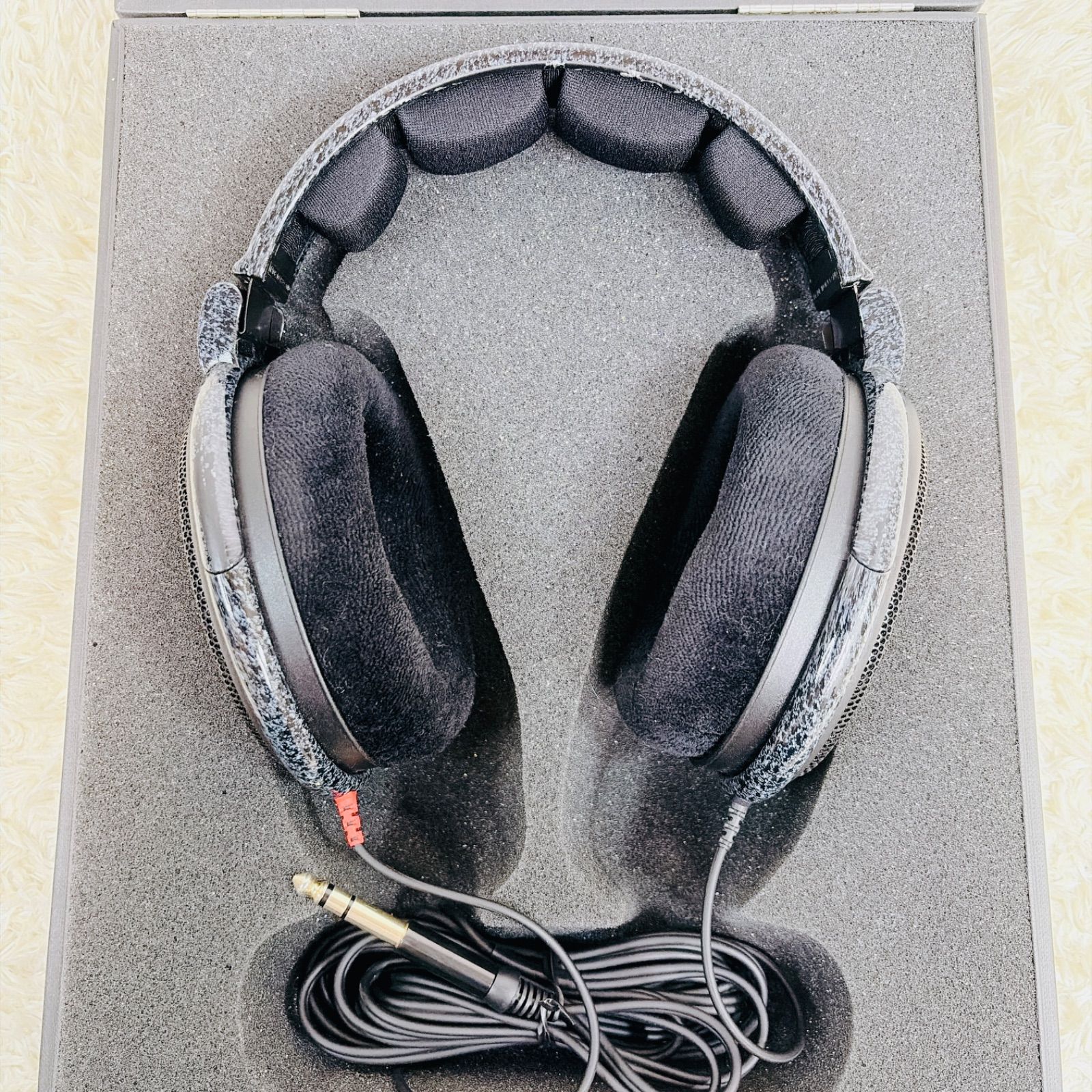 美品】SENNHEISER ヘッドホン オープン型 HD600 旧パッケージ版