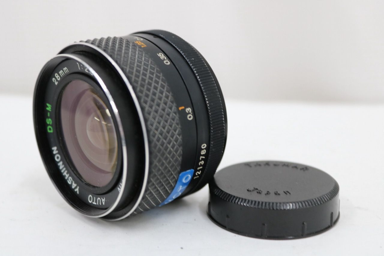 【返品保証】 ヤシカ Yashica AUTO YASHINON DS-M 28mm F2.8 M42マウント レンズ e13508