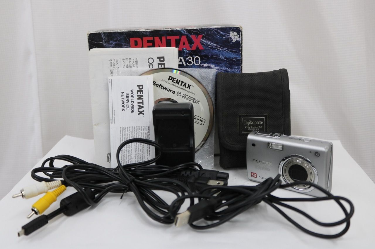 【返品保証】 【元箱付き】ペンタックス Pentax OPTIO A30 コンパクトデジタルカメラ e13525
