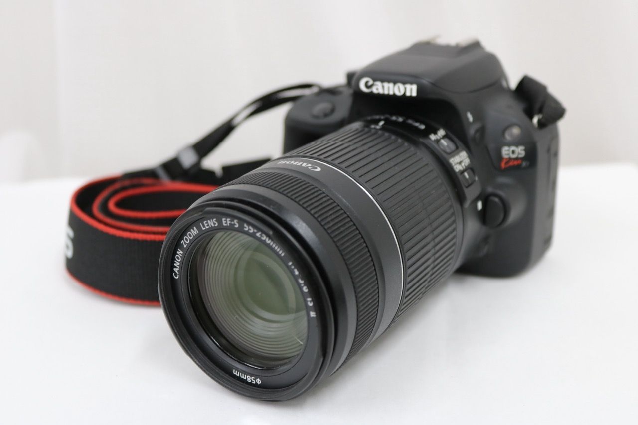 【返品保証】 【シャッター994回】キャノン Canon EOS Kiss X7 EF-S 55-250mm F4-5.6 IS II デジタル一眼 e13538