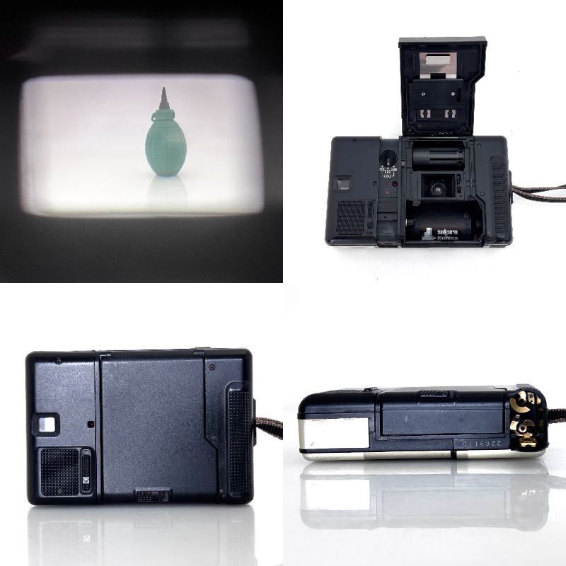 コニカ】Konica RECORDER レコーダー White フィルムカメラ #T651D