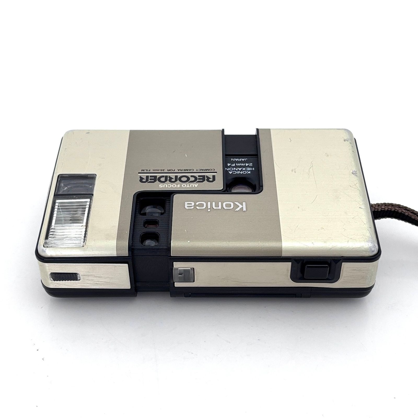 コニカ】Konica RECORDER レコーダー White フィルムカメラ #T651D