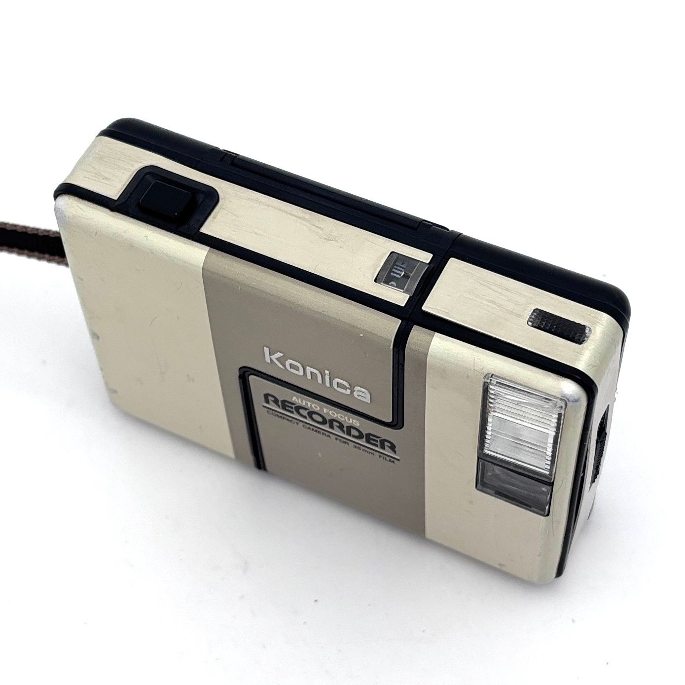 コニカ】Konica RECORDER レコーダー White フィルムカメラ #T651D