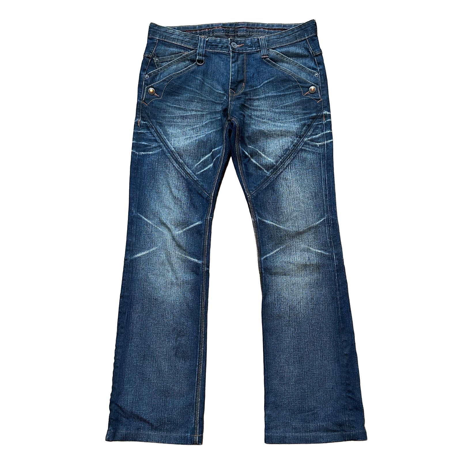 NICOLE CLUB FOR MEN ブーツカットデニム インディゴ サイズ46 メンズL 