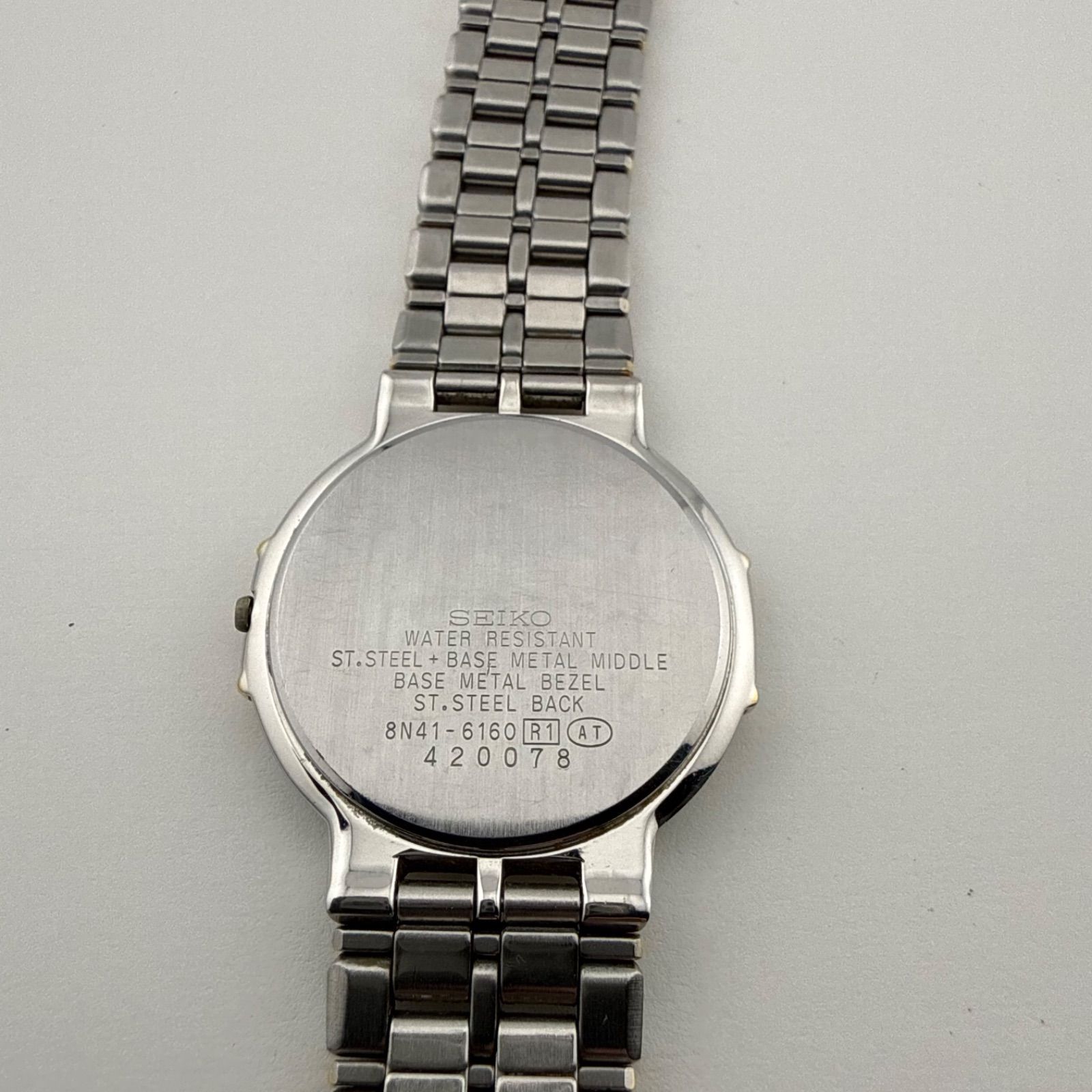 SEIKO 8N41-6160 セイコー DOLCE ドルチェ メンズ 腕時計 クォーツ 