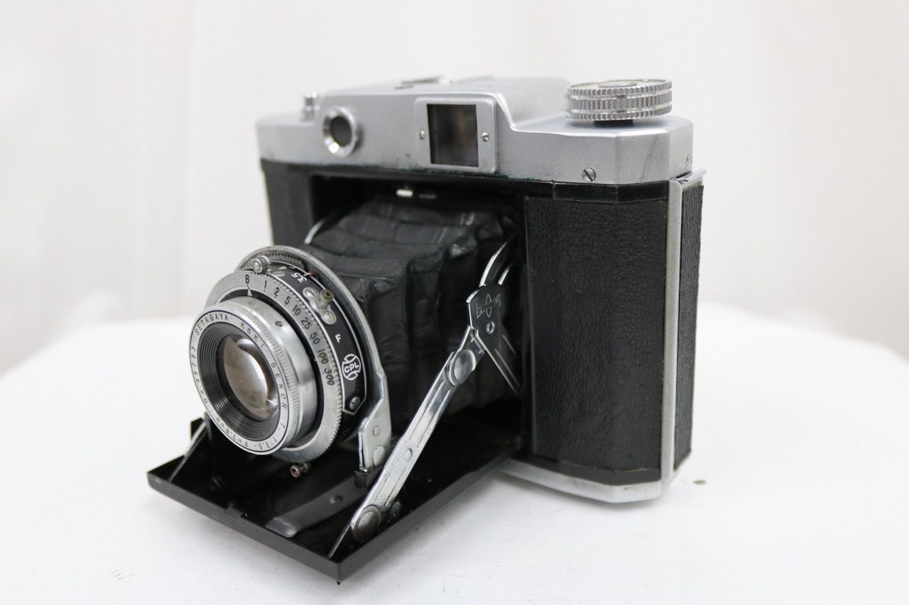 【返品保証】 マミヤ Mamiya MAMIYA-6 SEKOR T. 7.5cm F3.5 蛇腹カメラ e13575