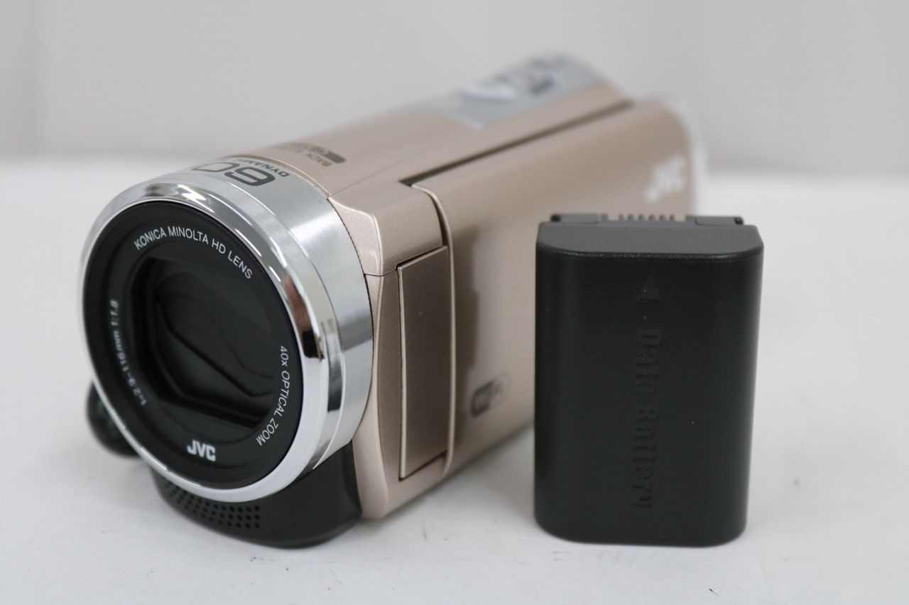 【返品保証】 JVC GZ-EX370-N 60x バッテリー付き ビデオカメラ e13588