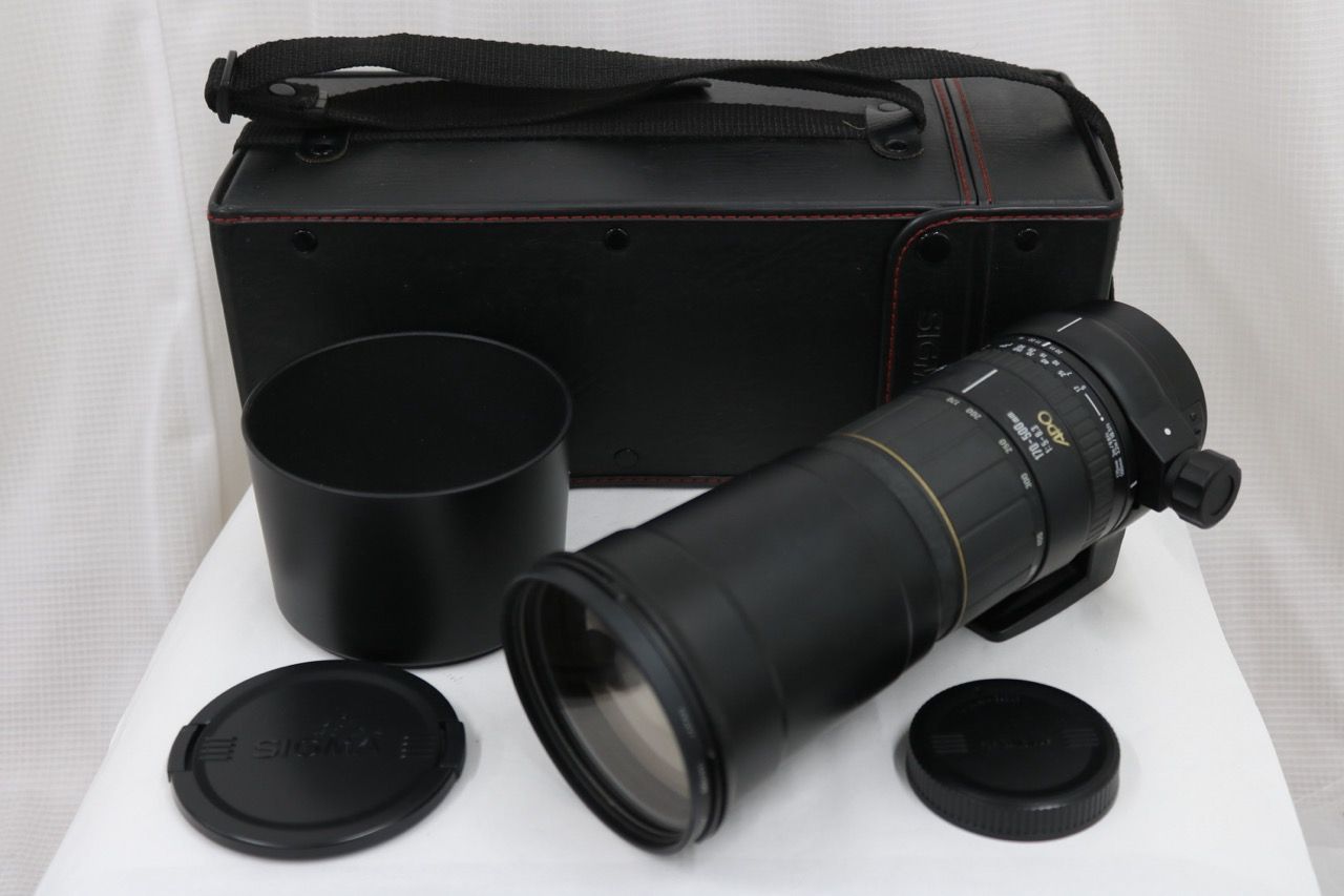 【訳あり品】 シグマ Sigma 170-500mm F5-6.3 APO キャノンマウント 付属品多数 レンズ e13597
