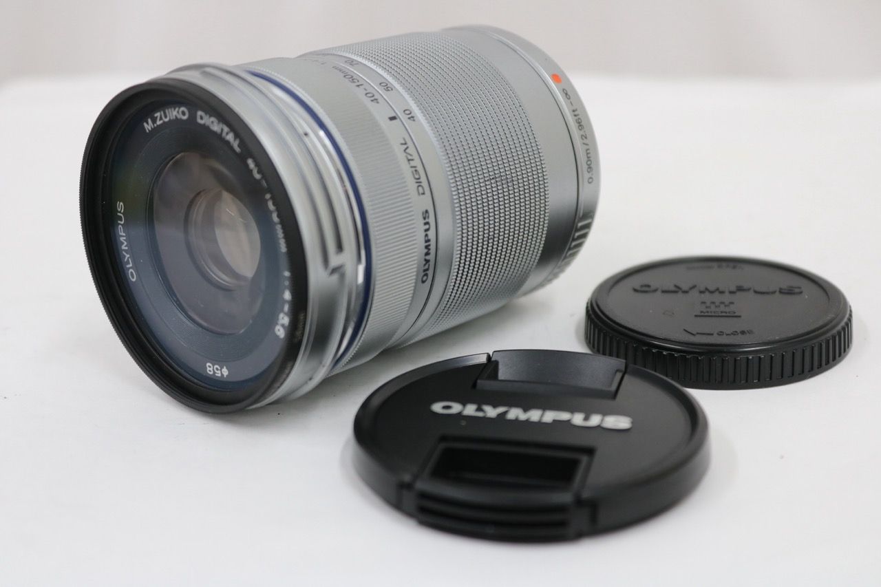 【返品保証】 オリンパス Olympus M.ZUIKO DIGITAL 40-150mm F4-5.6 前後キャップ付き レンズ e13627